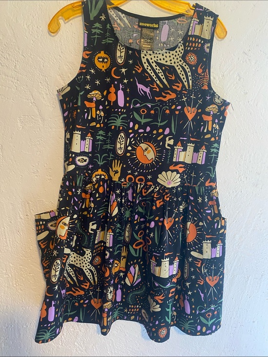 Nooworks Dresses & Skirts - Rare Nooworks Tarot Garden Big Pocket Dress